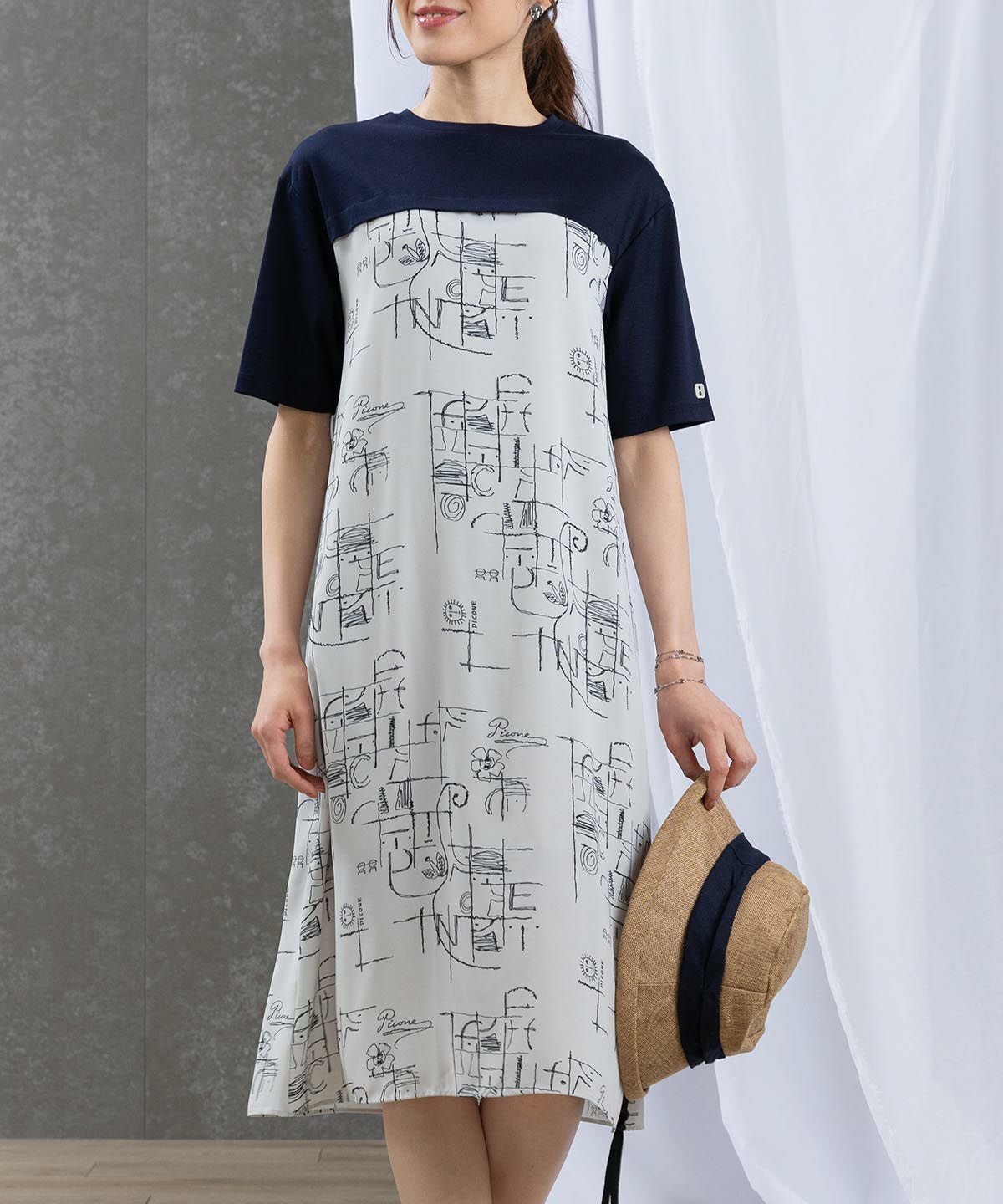 モデル着用画像(ライトグレー）