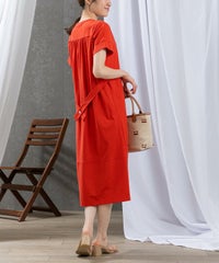 モデル着用画像（レッド）