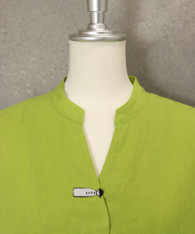 首元部分（ライトグリーン）