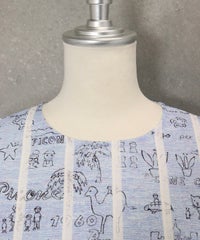 首元部分（ブルー）