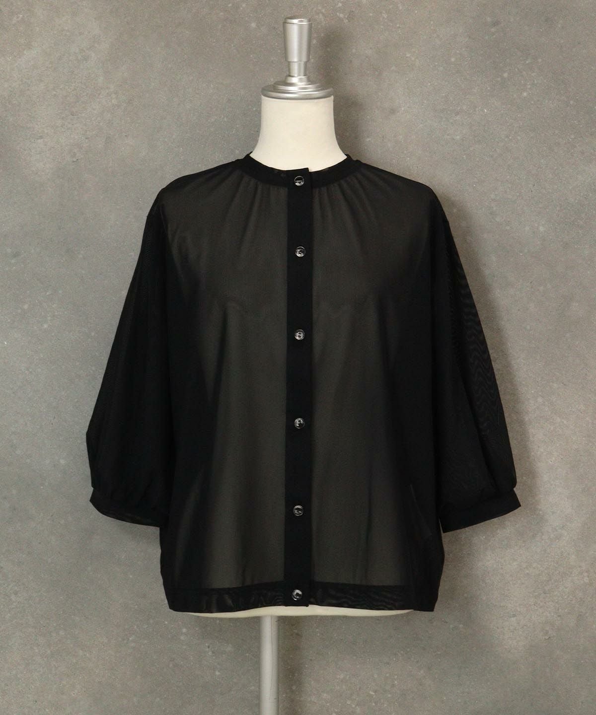 チュールブルゾン（ブラック）