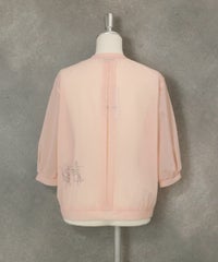 チュールブルゾン後（ピンク）