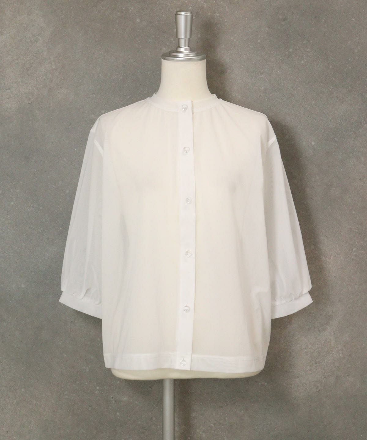 チュールブルゾン（ホワイト）