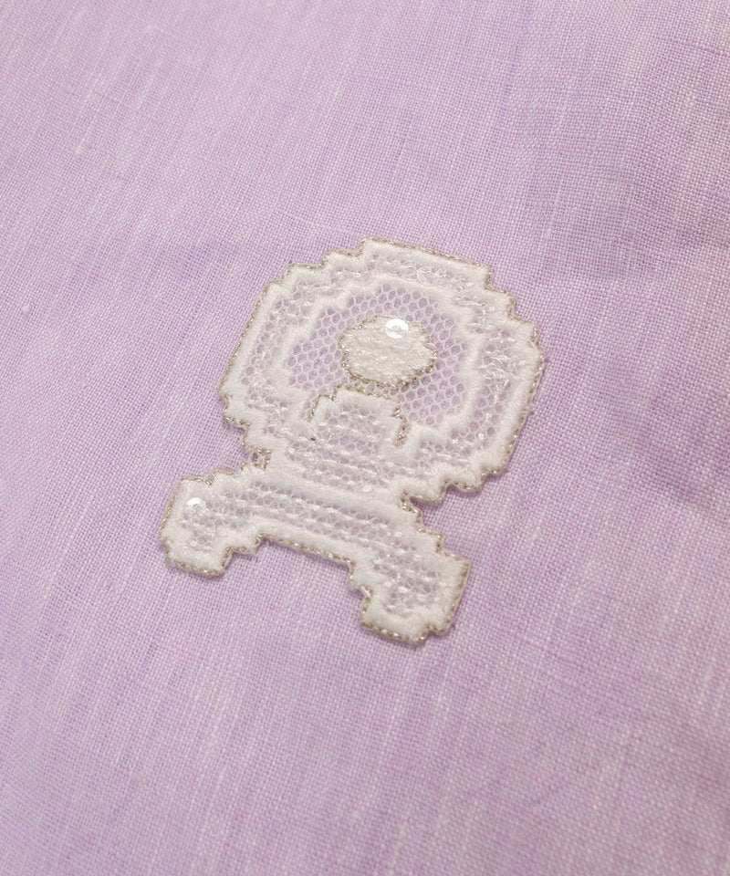 刺繍ワッペン（ライトパープル）