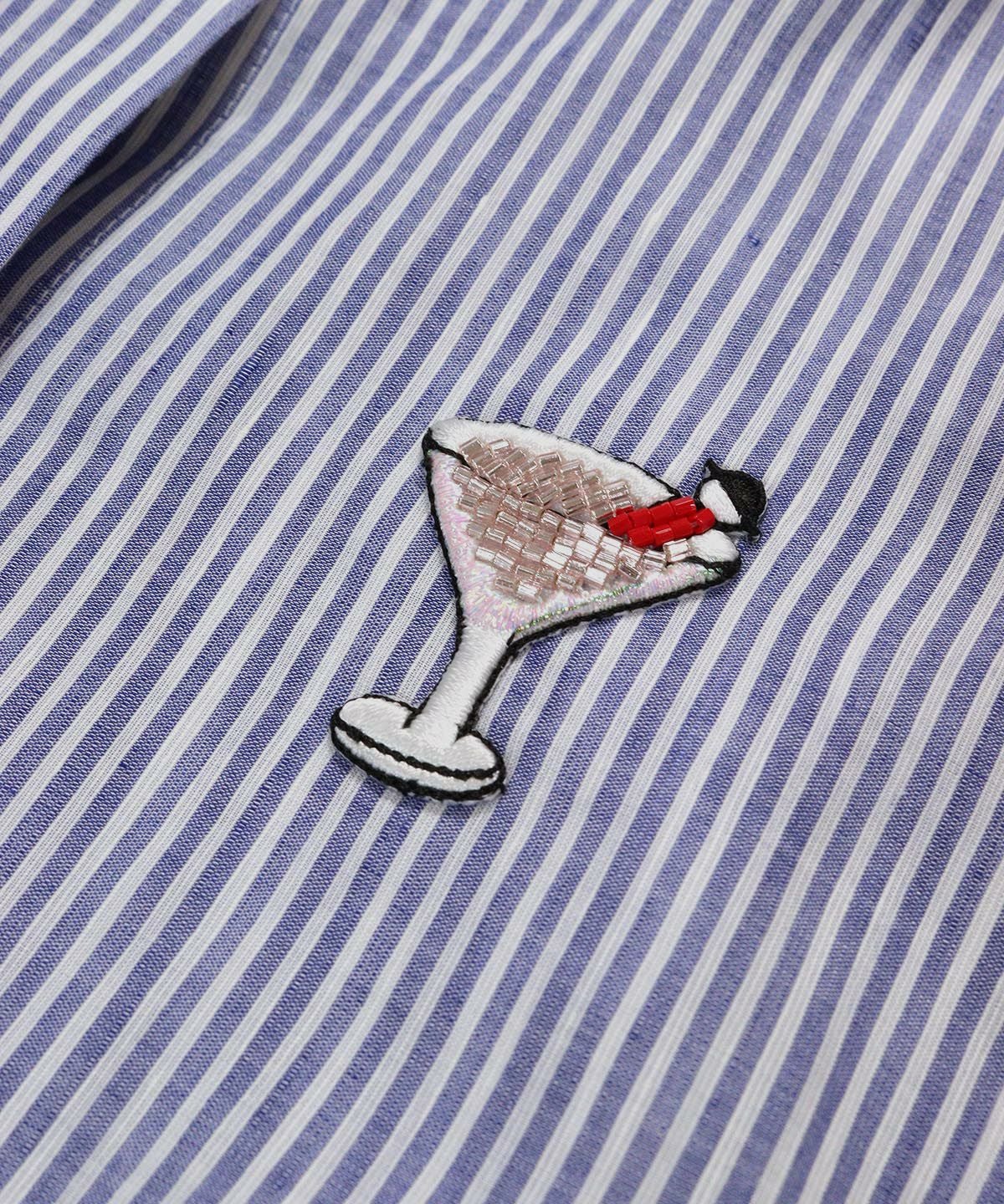 胸元デザイン部分（ネイビー）