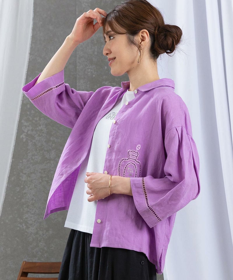 モデル着用画像(パープル)