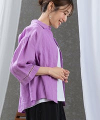 モデル着用画像（パープル）