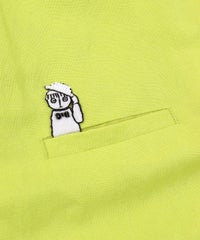 胸元デザイン部分（イエロー）