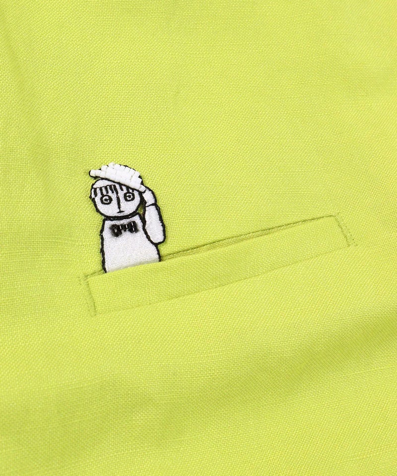 胸元デザイン部分（イエロー）