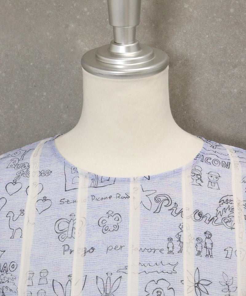 首元部分(ブルー)