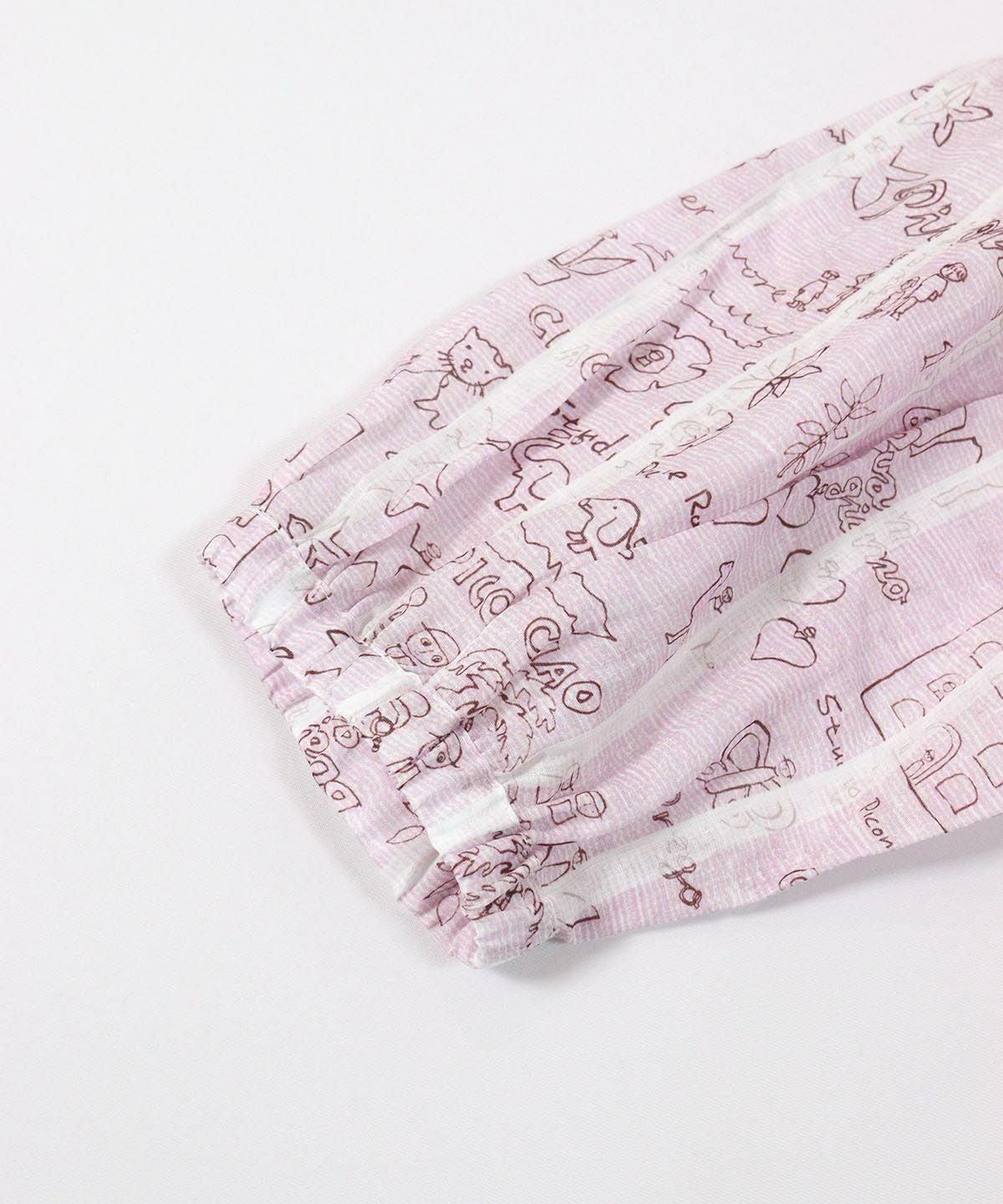 袖口部分(ピンク)