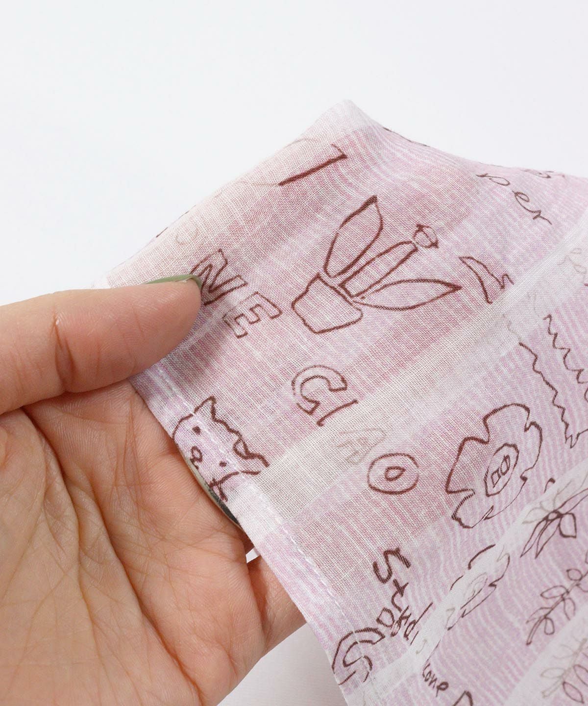 透け感(ピンク)