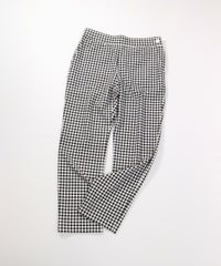 ギンガムチェック柄パンツ(ブラック)
