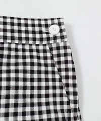 ウエストボタン部分（ブラック）