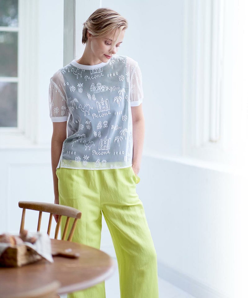 モデル着用画像（イエロー）