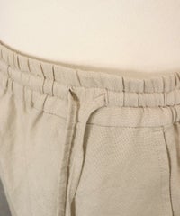 ウエスト紐部分アップ(ベージュ)