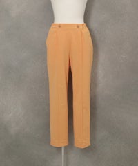 2WAYストレッチセンタープレスパンツ(ライトオレンジ)