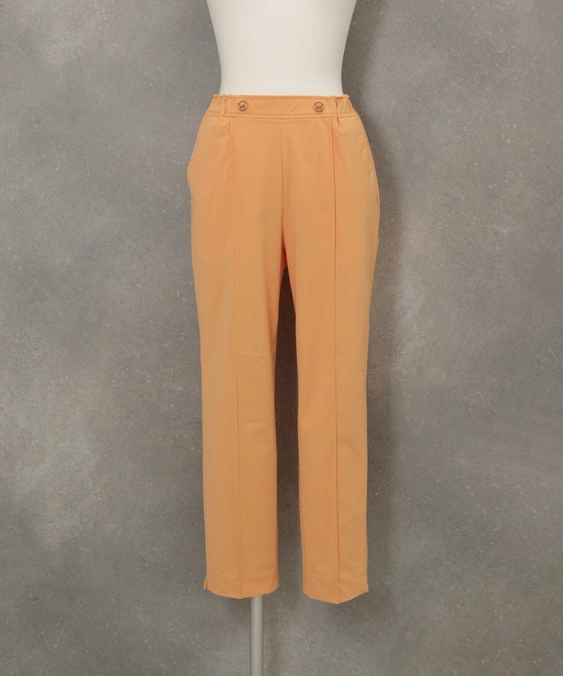 2WAYストレッチセンタープレスパンツ(ライトオレンジ)