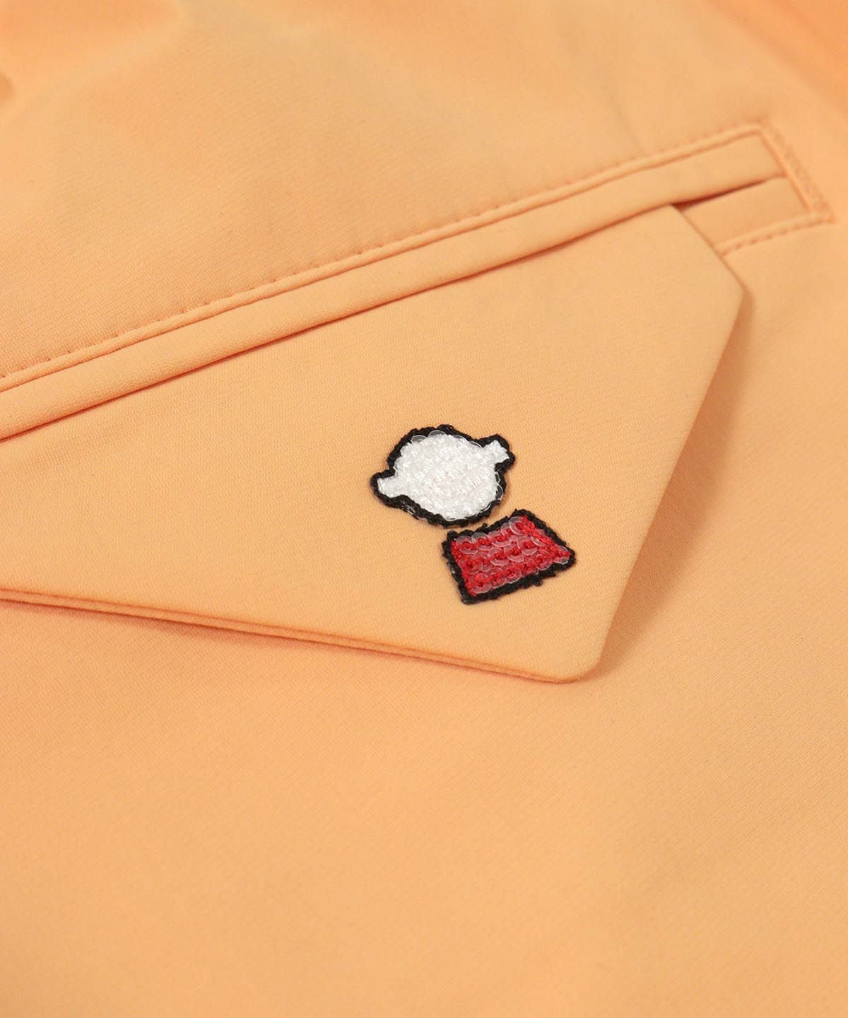 後ろポケットアップ(ライトオレンジ)