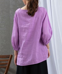 モデル着用画像（パープル）