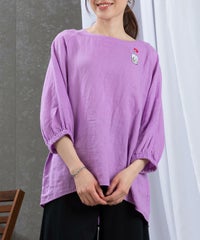 モデル着用画像（パープル）