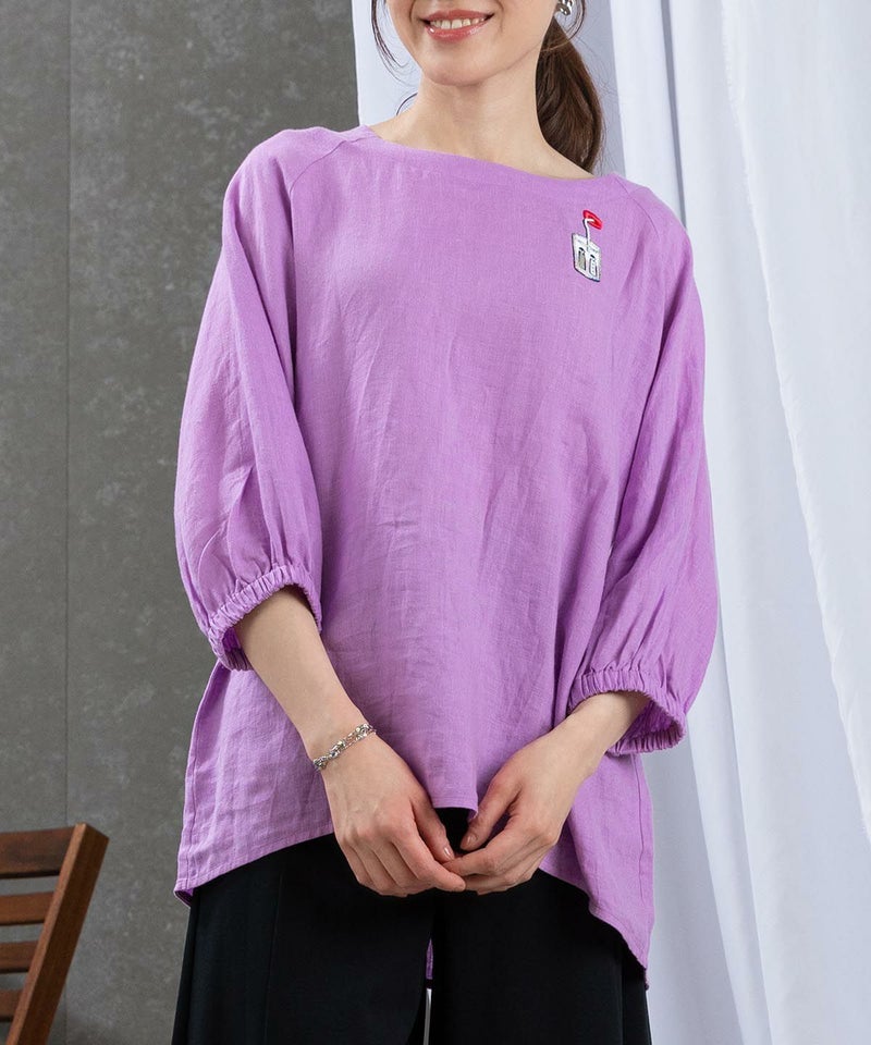 モデル着用画像（パープル）