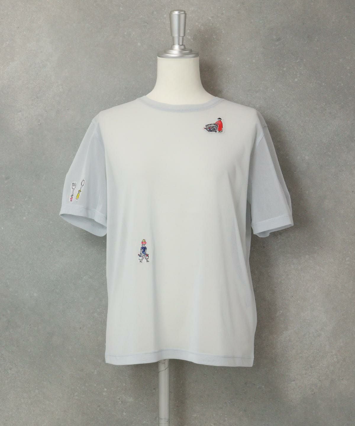 レディース STUDIO PICONE 半袖プルオーバー グレー 40