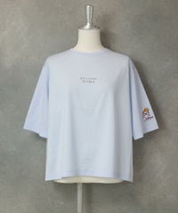 バックタック冷感プルオーバー（ライトブルー）