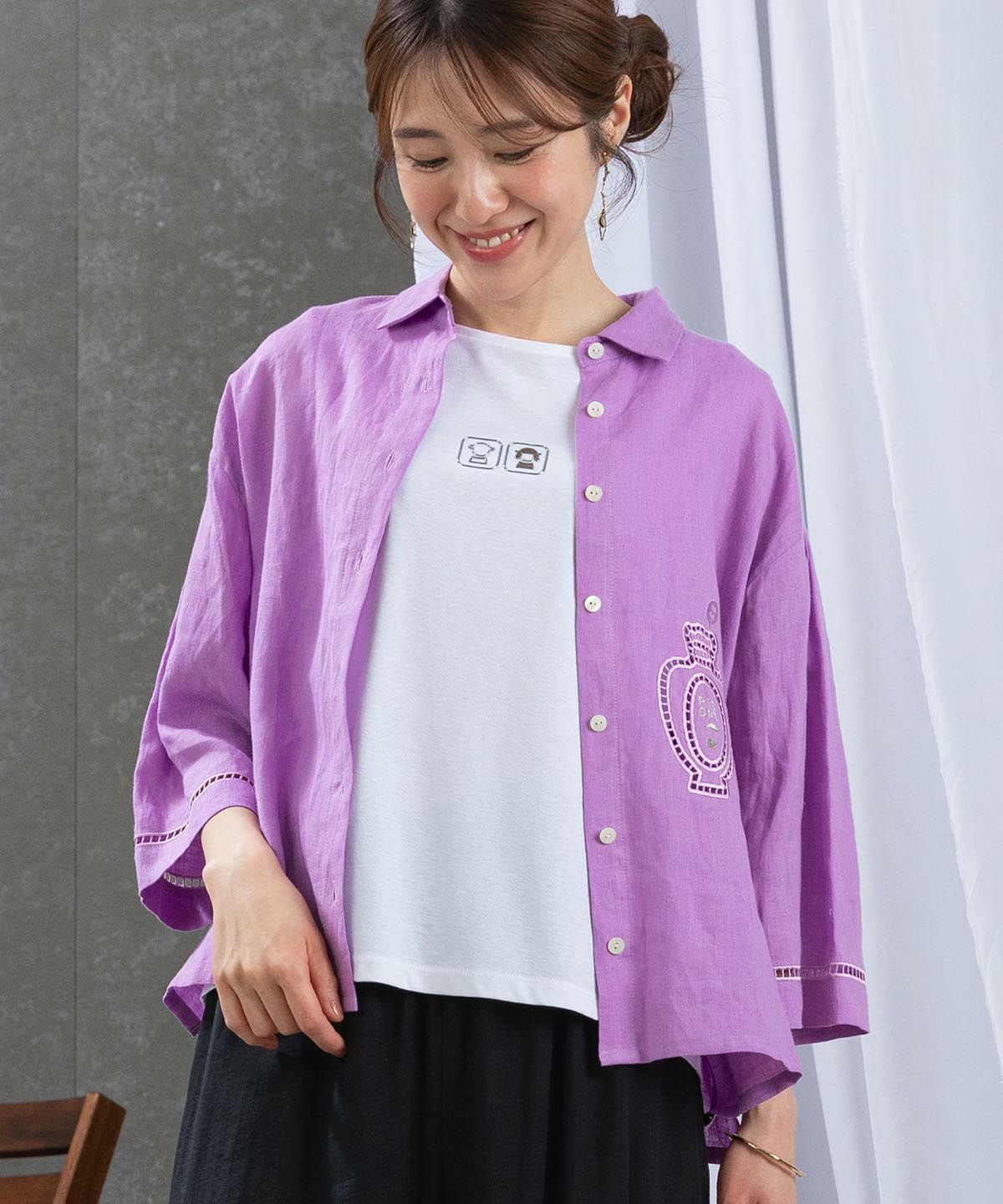 モデル着用画像（ホワイト）