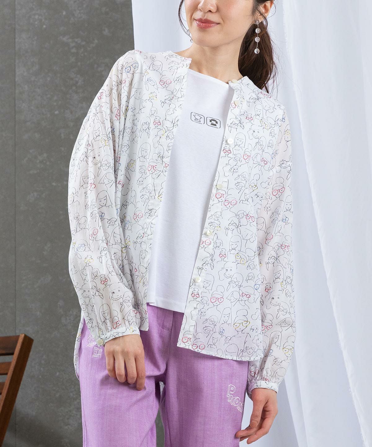 モデル着用画像（ホワイト）