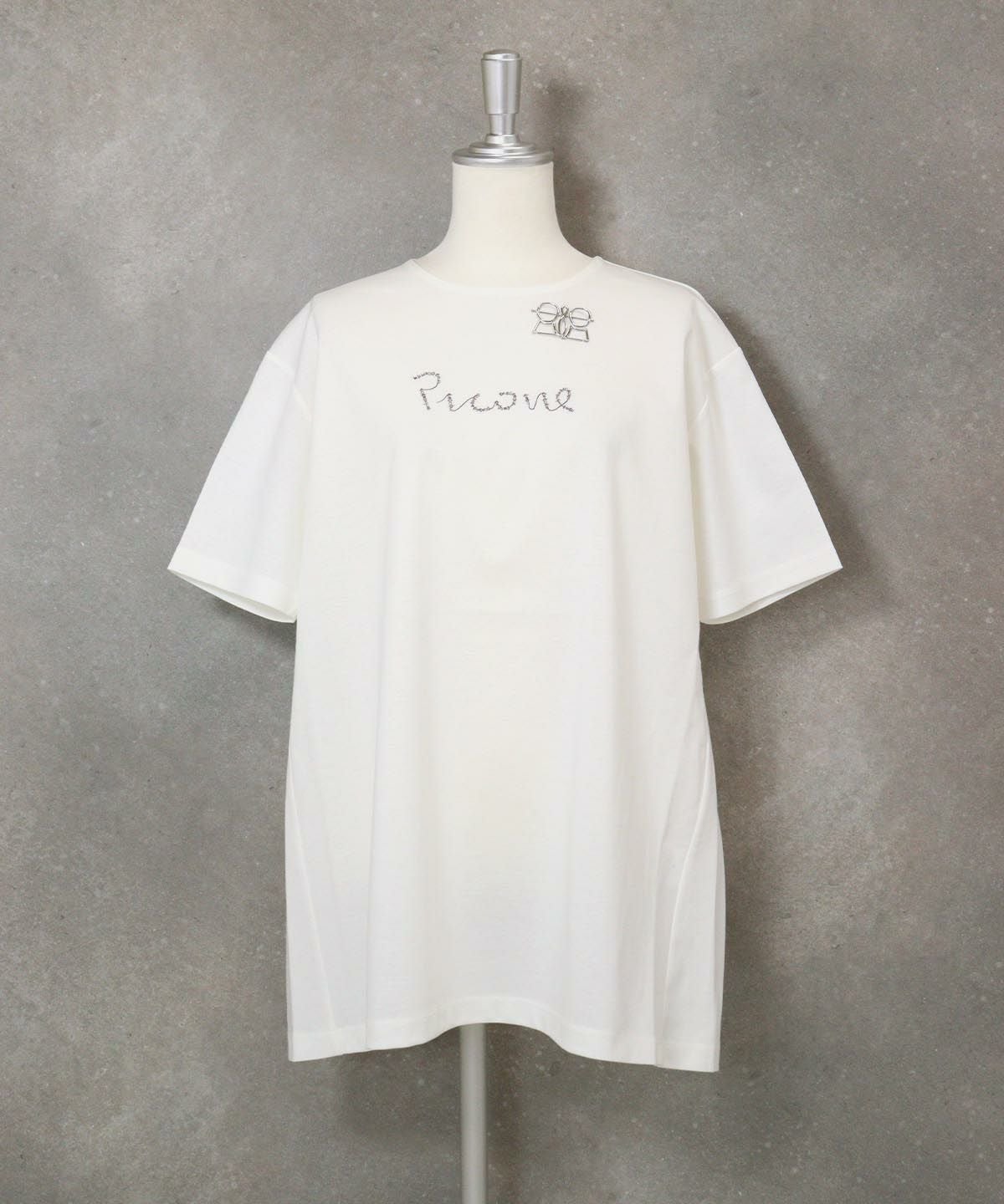 バックプリーツUV冷感チュニック(ホワイト)