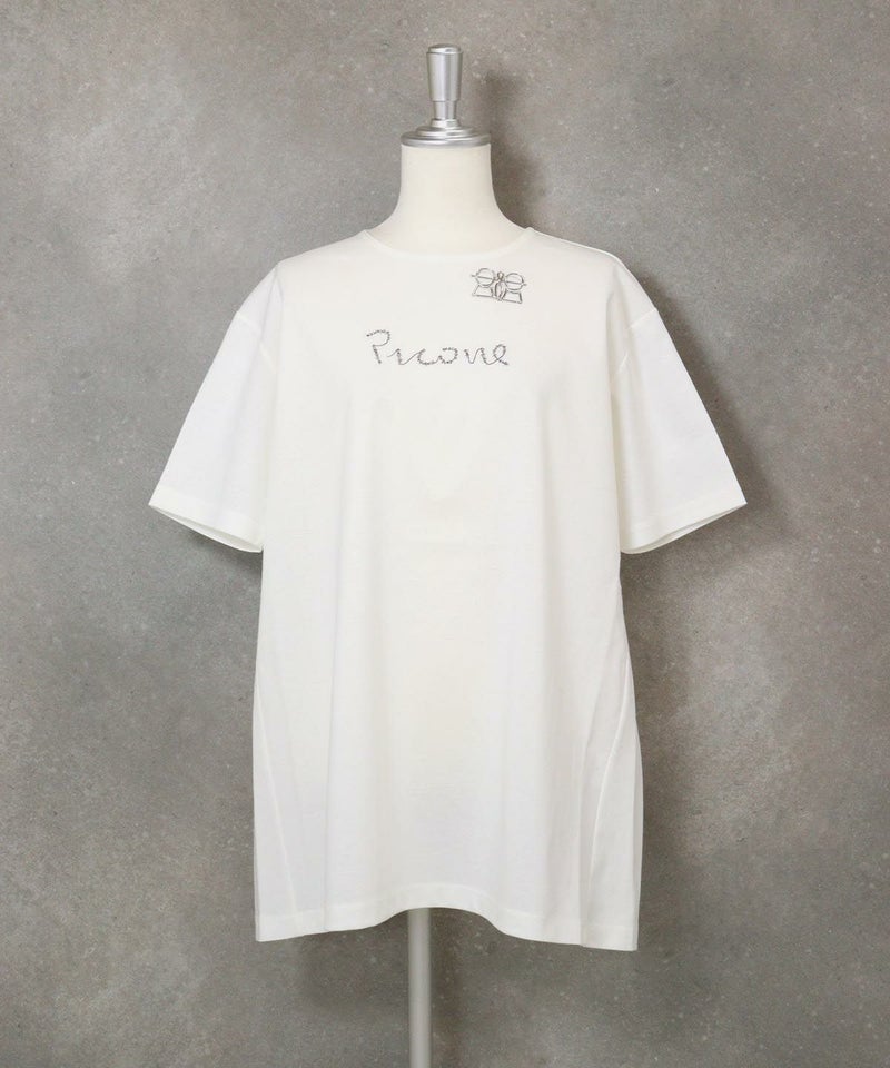 バックプリーツUV冷感チュニック(ホワイト)