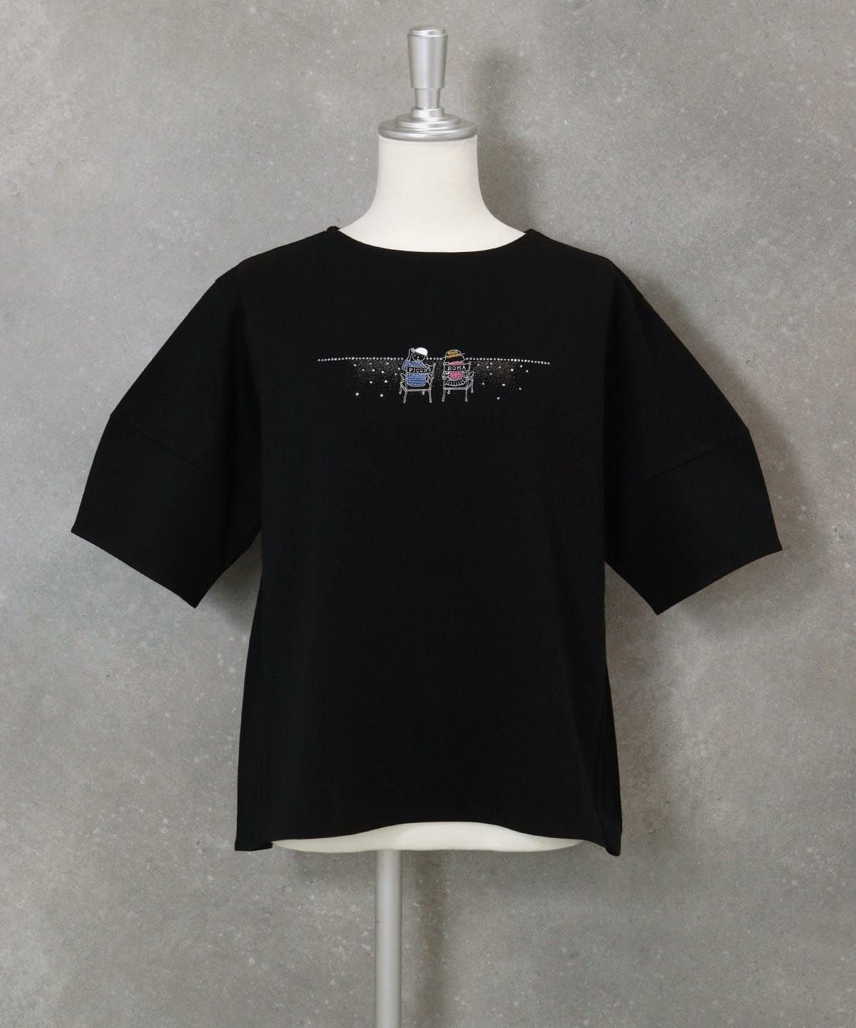 刺繍ストーンUV冷感Tシャツ|スタジオピッコーネ-アウトレット
