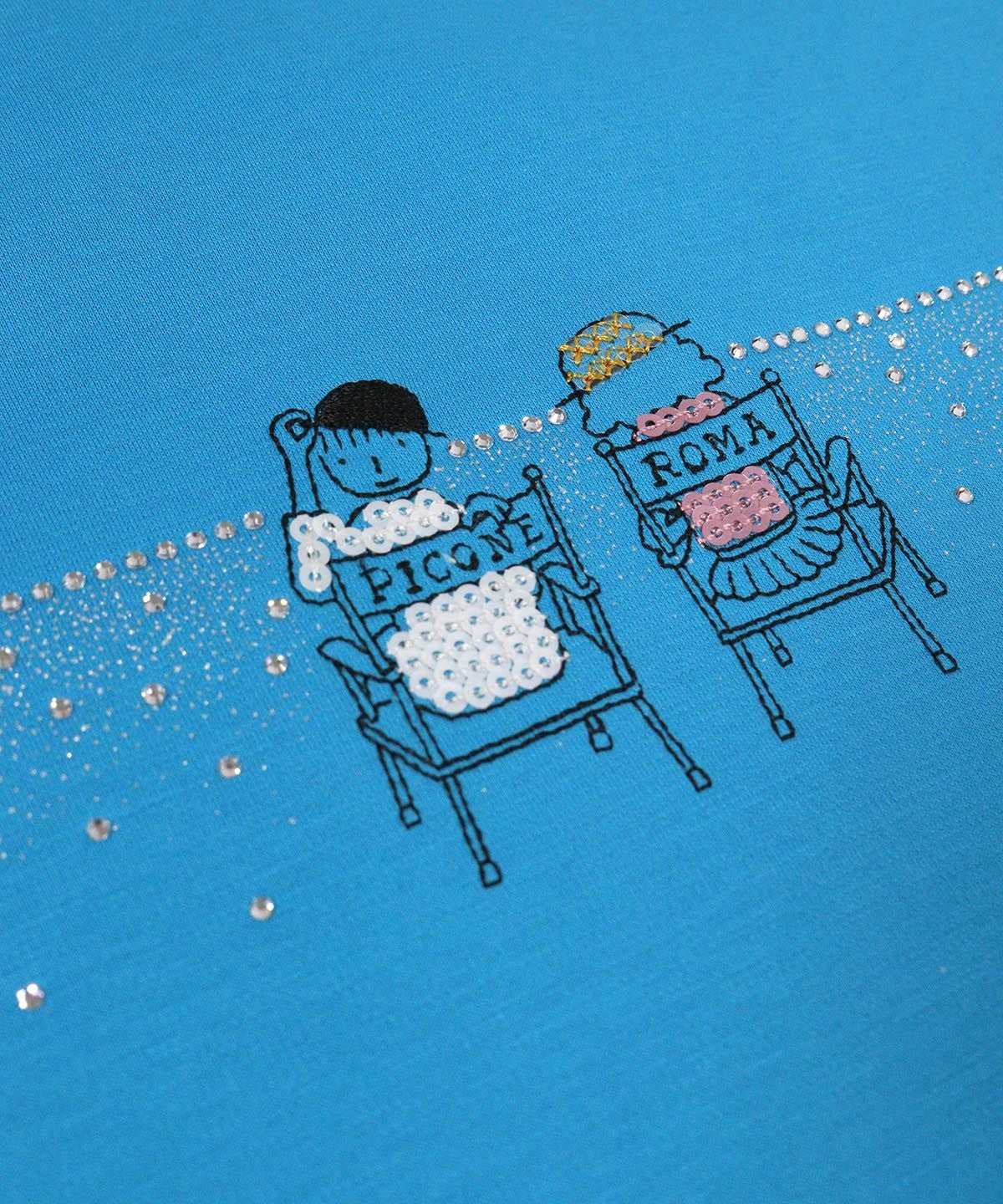 刺繍ストーンUV冷感Tシャツ|スタジオピッコーネ-アウトレット