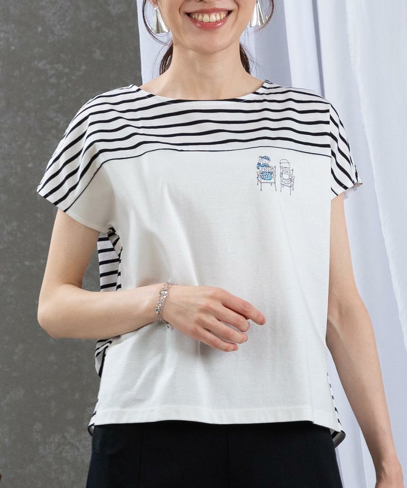 モデル着用（ホワイト）