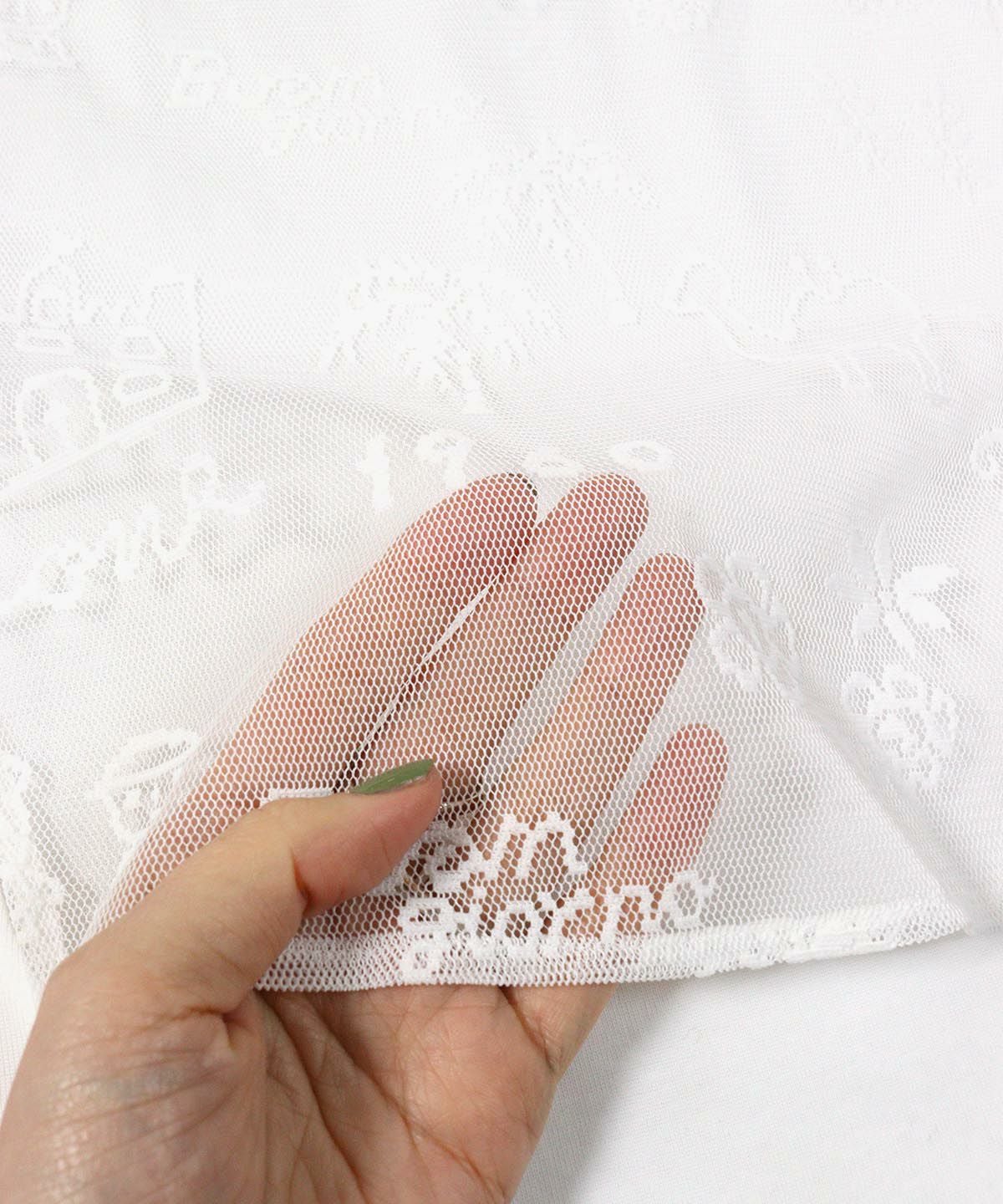 透け感（ホワイト）