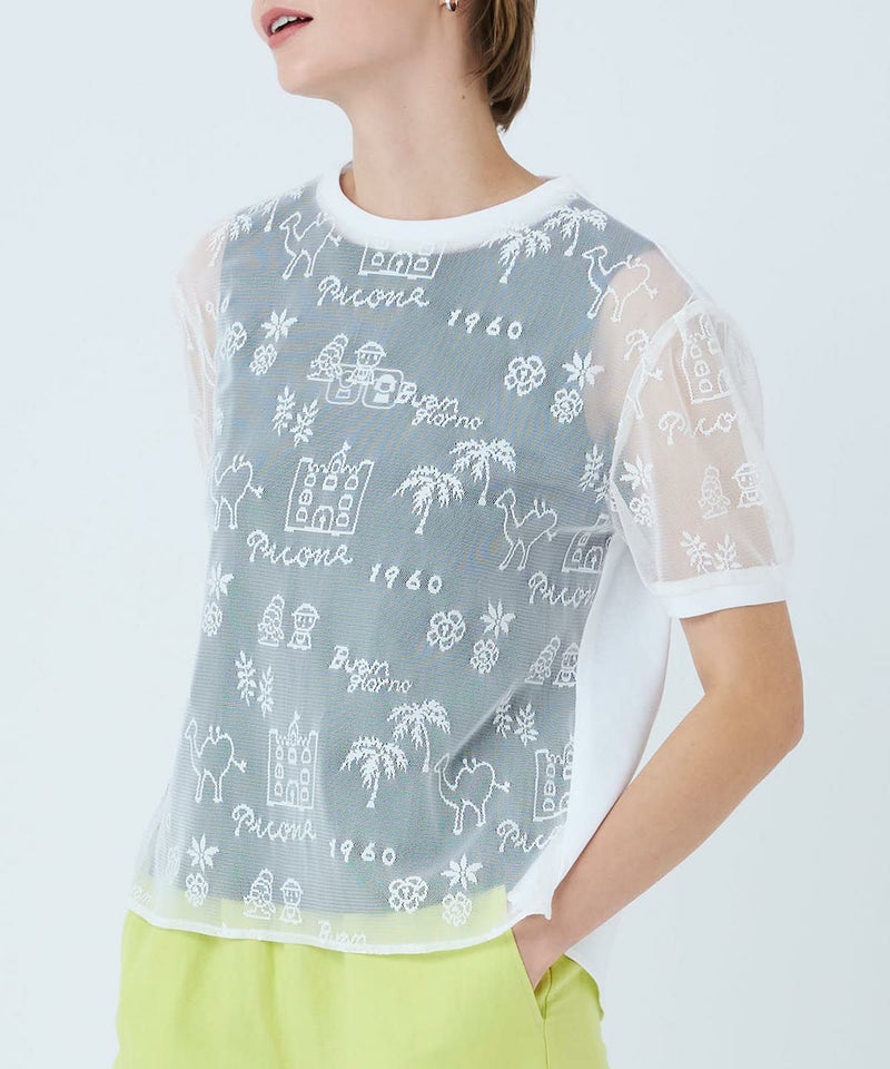 モデル着用画像（ホワイト）