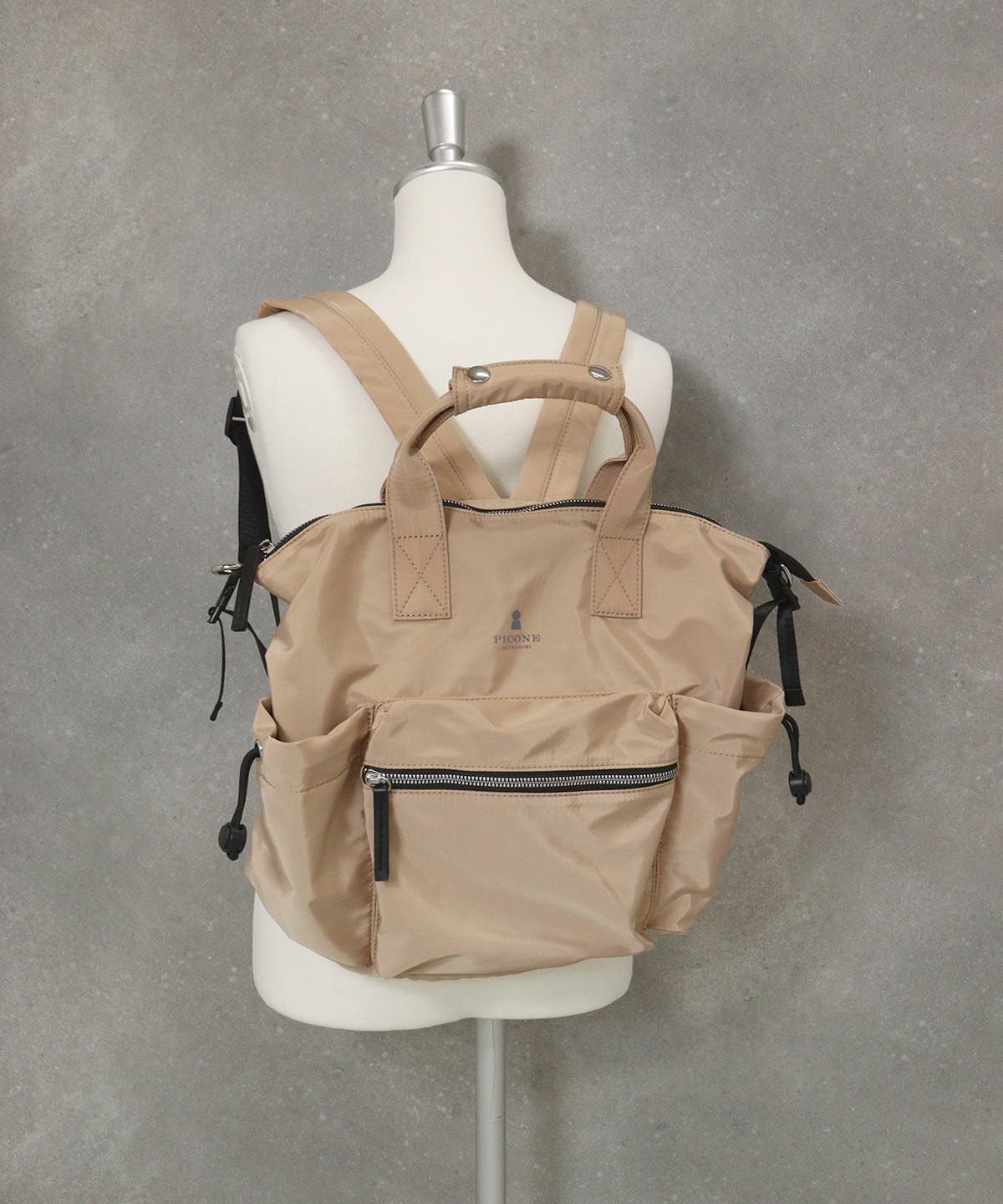 3WAYリュック(キャメル)