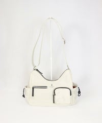 ポケットショルダーバッグ(ベージュ)