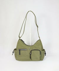 ポケットショルダーバッグ(カーキ)