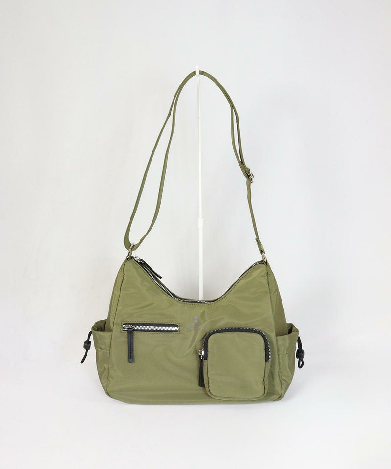 ポケットショルダーバッグ(カーキ)