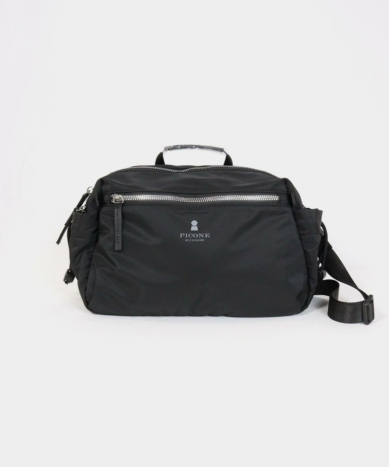 ボックス型ショルダーバッグ(ブラック)