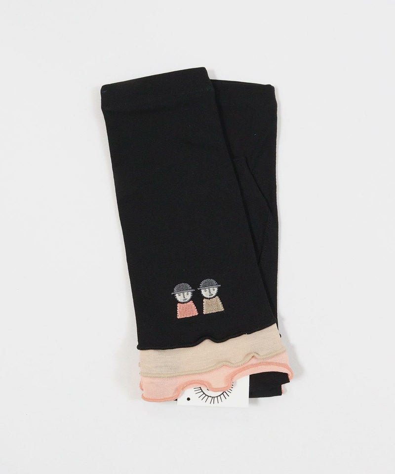 メローフリルUV手袋(ブラック)