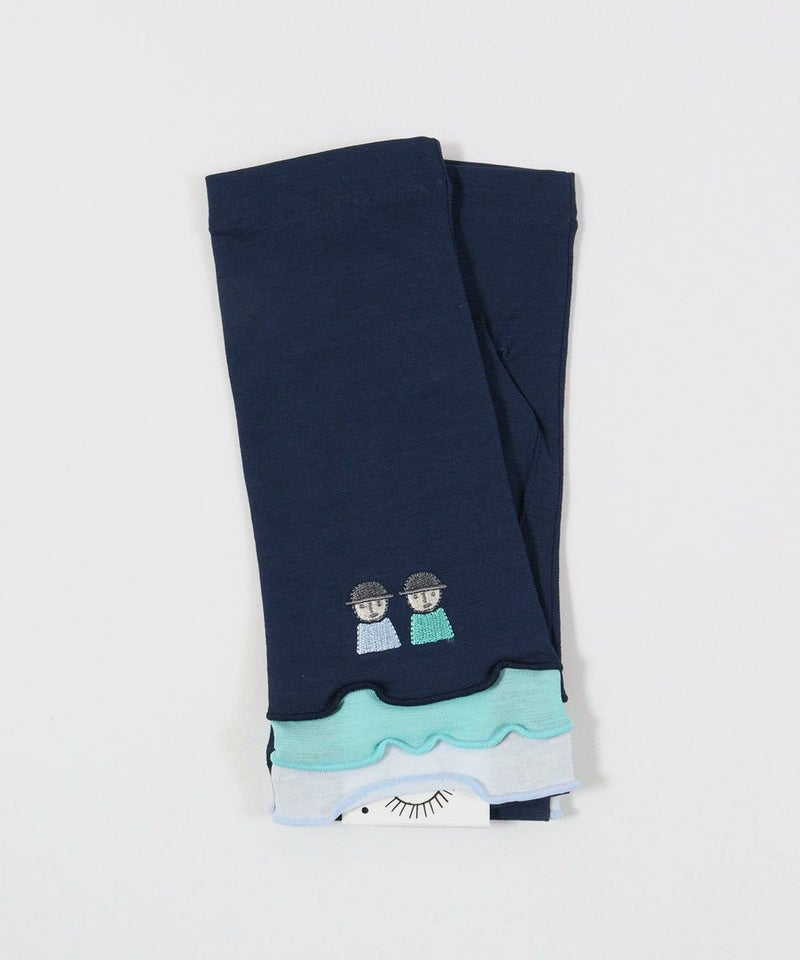 メローフリルUV手袋(ネイビー)