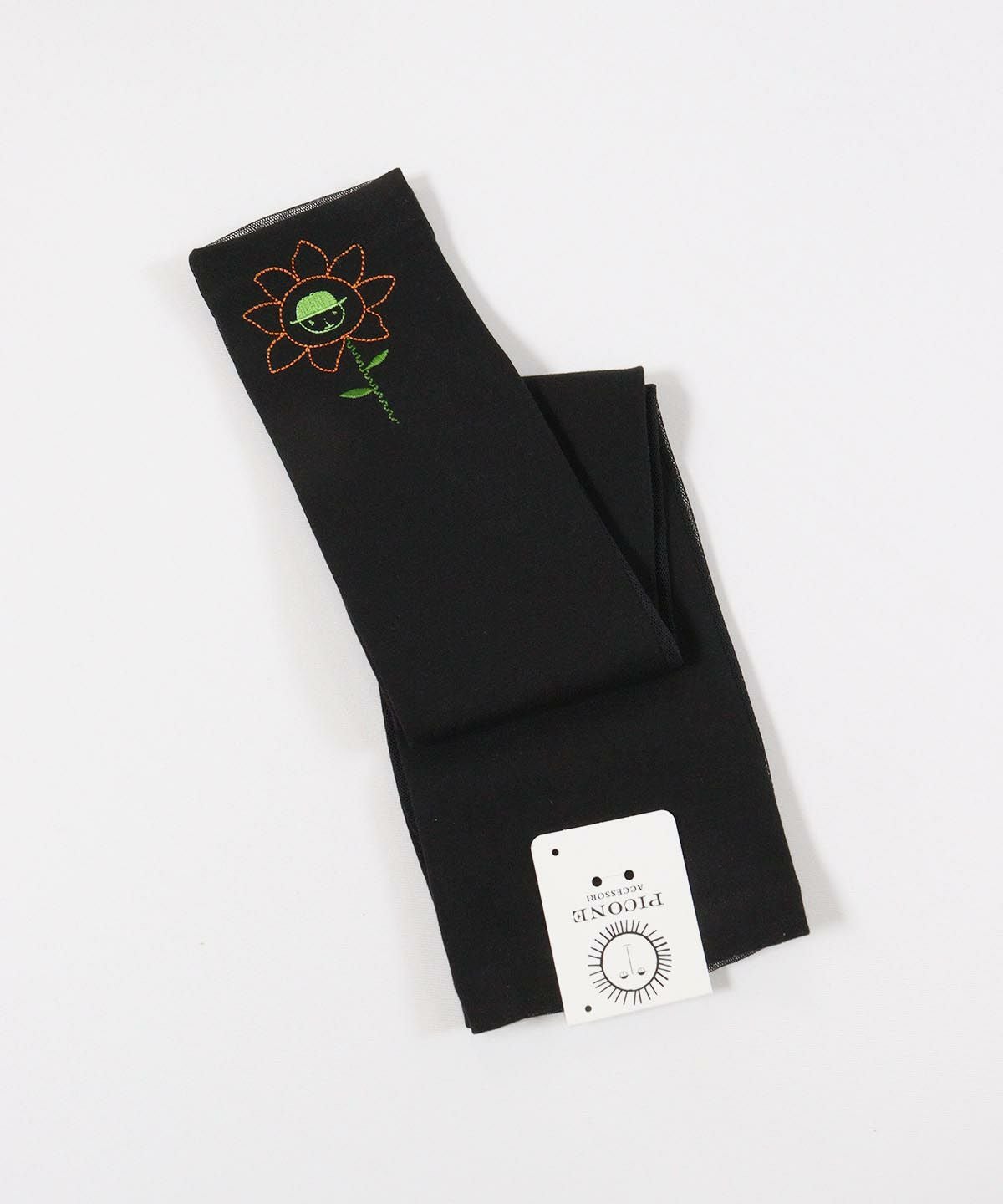 メッシュ切替UVアームカバー(ブラック)