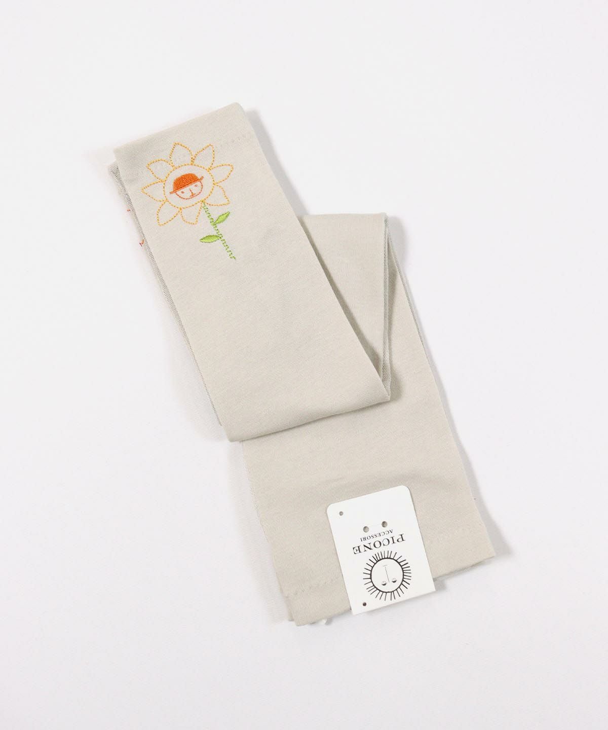 メッシュ切替UVアームカバー(ライトグレー)