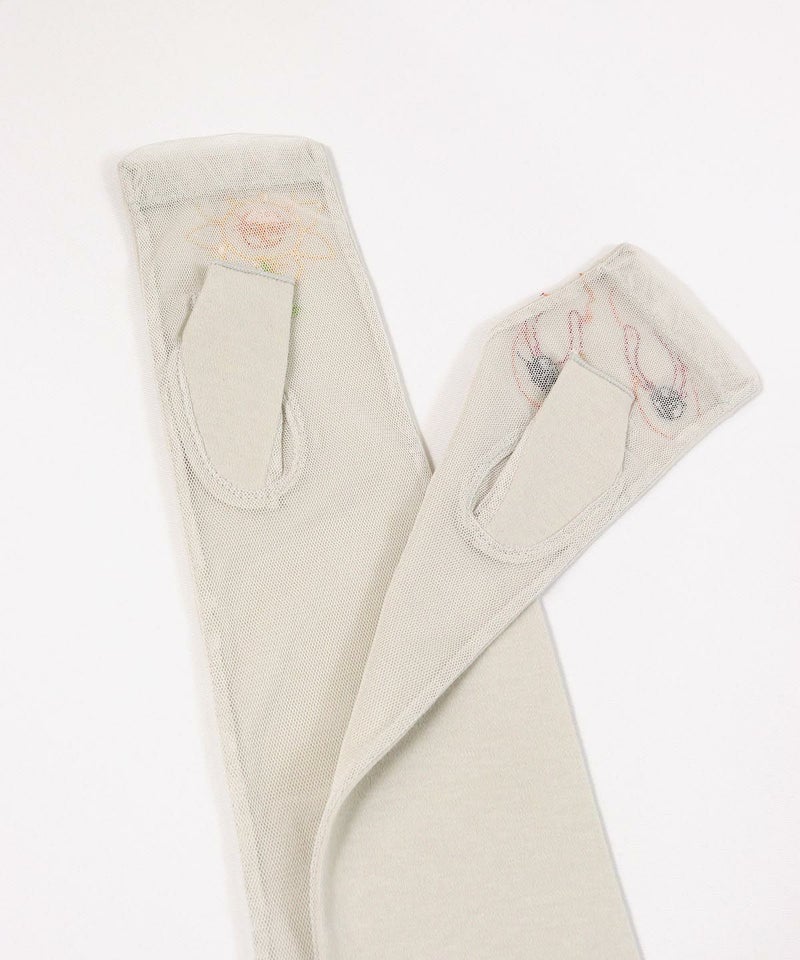 手のひら側生地(ライトグレー)