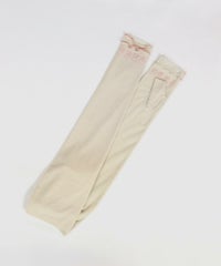 メローフリルUVアームカバー（ベージュ）