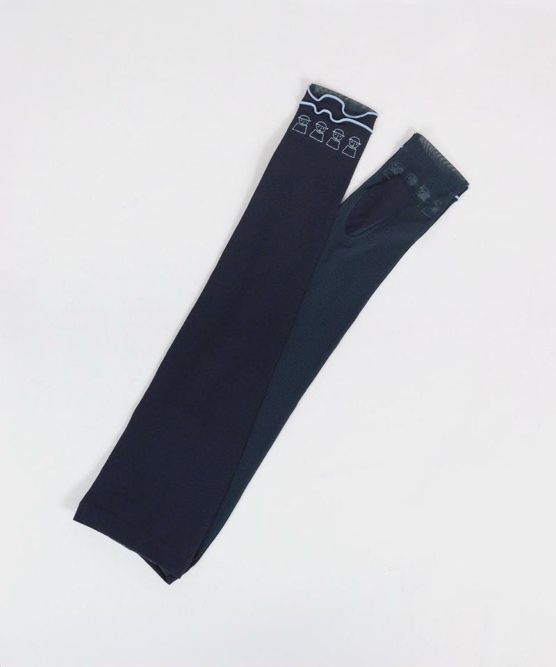 メローフリルUVアームカバー（ネイビー）