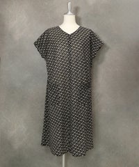 ピコチェリー柄ワンピース(ブラック)
